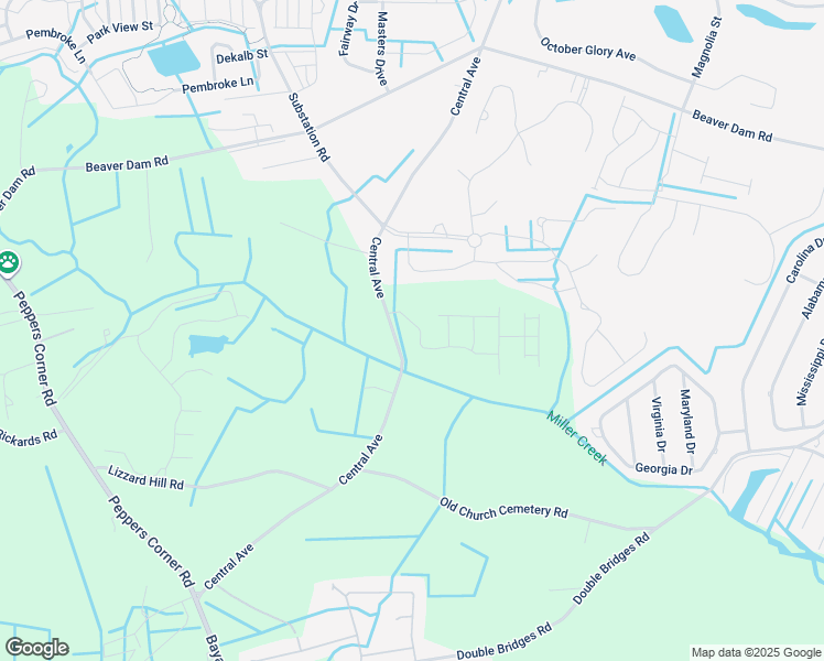 map of restaurants, bars, coffee shops, grocery stores, and more near 35040 Dundee Street in Frankford