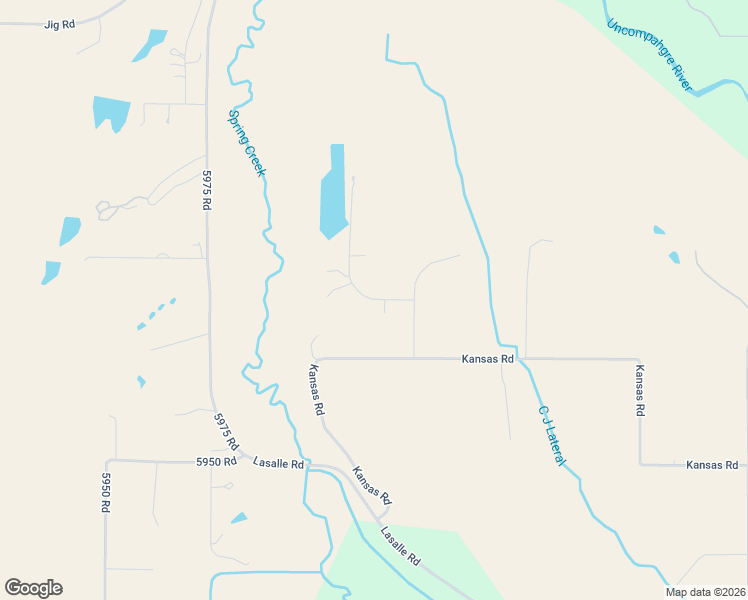 map of restaurants, bars, coffee shops, grocery stores, and more near 60148 Kiowa Lane in Montrose