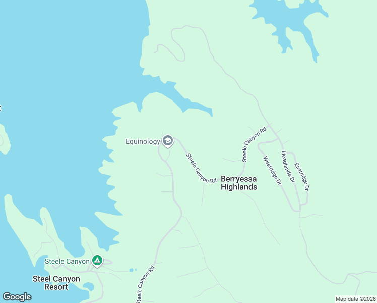 map of restaurants, bars, coffee shops, grocery stores, and more near 1243 Steele Canyon Road in Napa