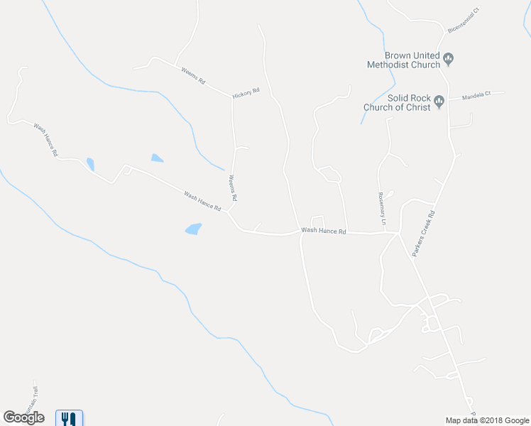 map of restaurants, bars, coffee shops, grocery stores, and more near 2020 Washington Hance Road in Port Republic