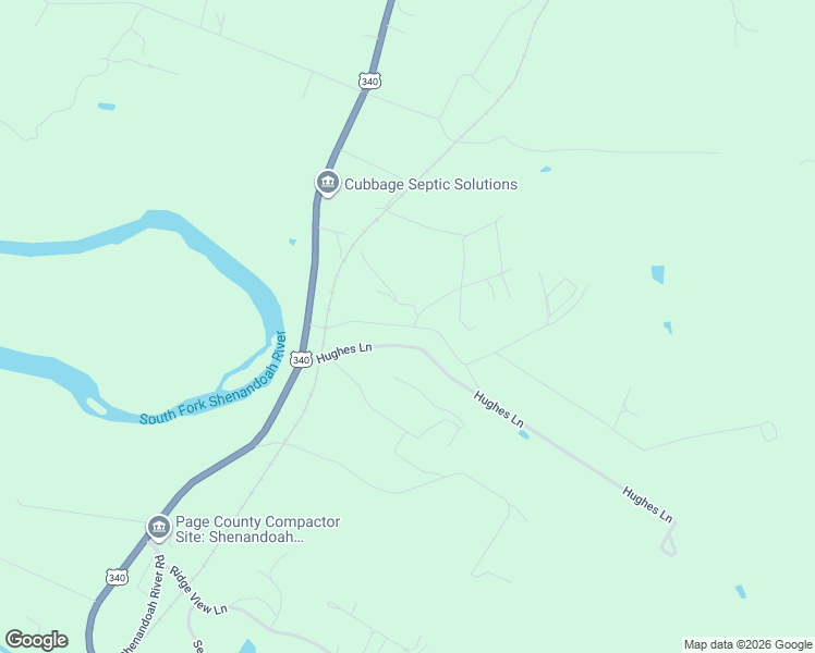 map of restaurants, bars, coffee shops, grocery stores, and more near 303 McDaniel Lane in Shenandoah