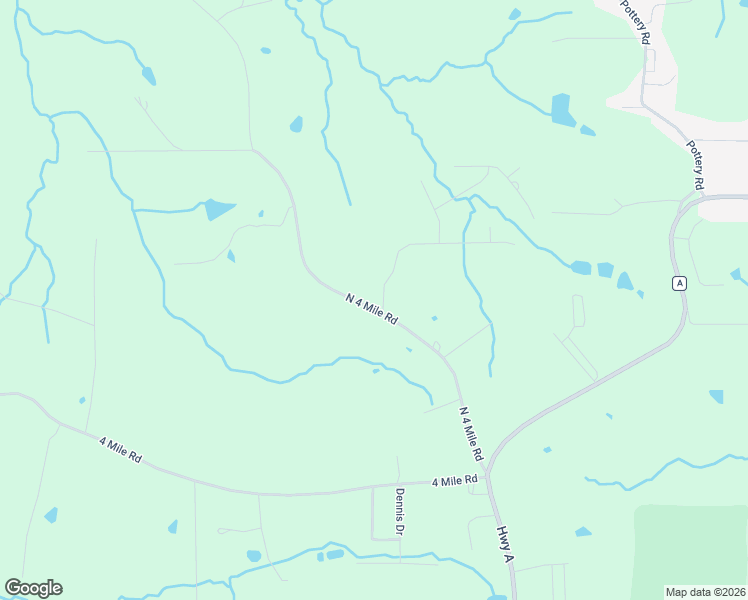 map of restaurants, bars, coffee shops, grocery stores, and more near 4760 North 4 Mile Road in Washington
