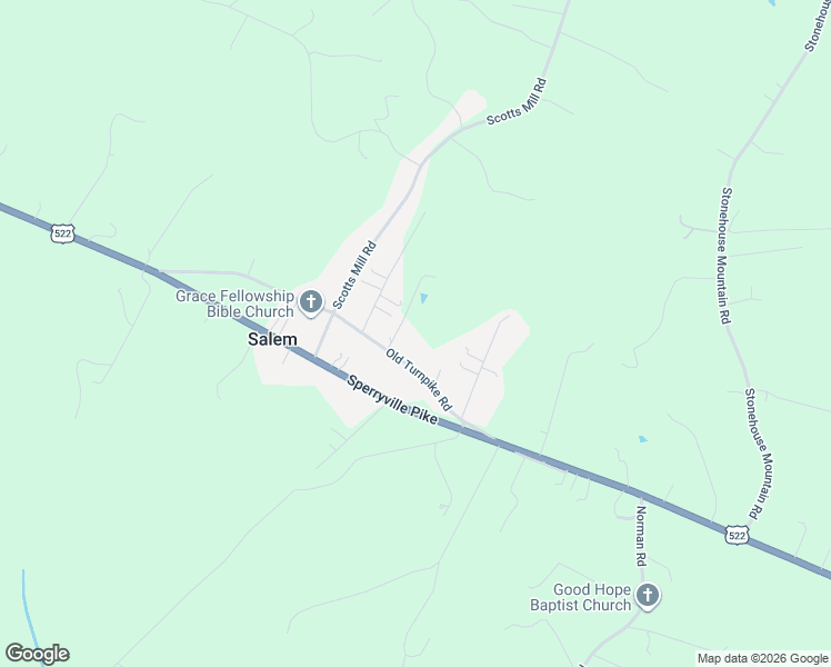 map of restaurants, bars, coffee shops, grocery stores, and more near 9257 Old Turnpike Road in Culpeper