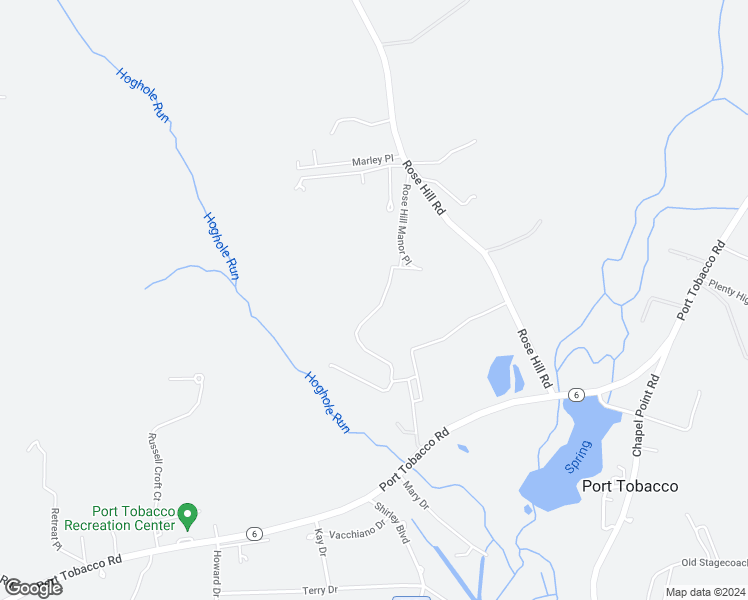 map of restaurants, bars, coffee shops, grocery stores, and more near 8140 Rose Hill Manor Place in Port Tobacco