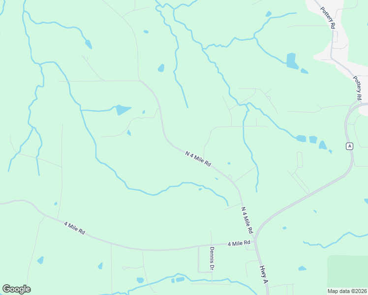 map of restaurants, bars, coffee shops, grocery stores, and more near 4746 North 4 Mile Road in Washington