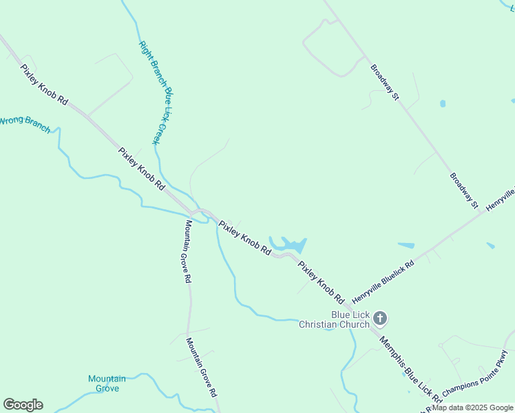 map of restaurants, bars, coffee shops, grocery stores, and more near 16609 Pixley Knob Road in Henryville