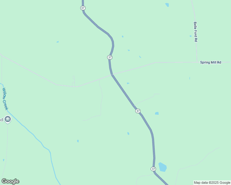 map of restaurants, bars, coffee shops, grocery stores, and more near 2507 Indiana 37 in Paoli
