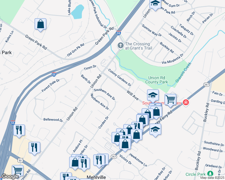 map of restaurants, bars, coffee shops, grocery stores, and more near 3914 Will Avenue in St. Louis