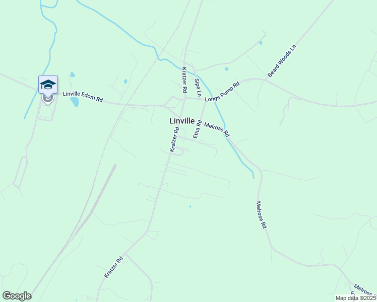 map of restaurants, bars, coffee shops, grocery stores, and more near 2895 Hidden Oaks Lane in Harrisonburg