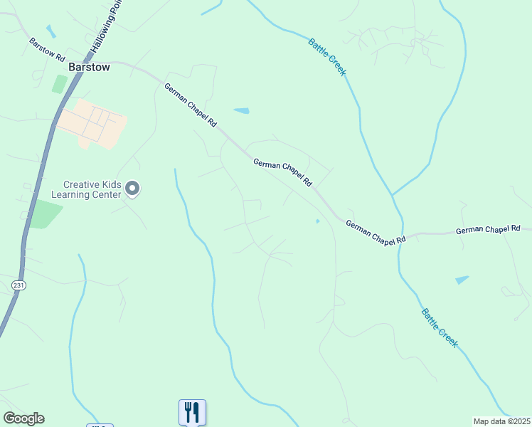 map of restaurants, bars, coffee shops, grocery stores, and more near 630 Patuxent Reach Dr in Prince Frederick