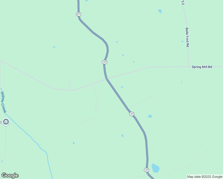 map of restaurants, bars, coffee shops, grocery stores, and more near 2507 Indiana 37 in Paoli