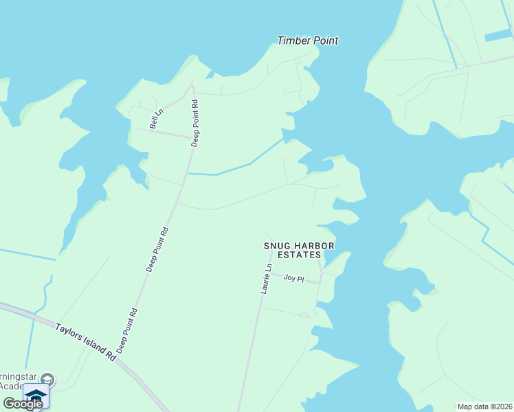 map of restaurants, bars, coffee shops, grocery stores, and more near 1529 Deep Water Road in Woolford