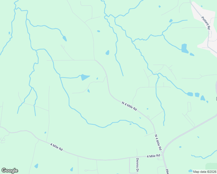 map of restaurants, bars, coffee shops, grocery stores, and more near 4760 North 4 Mile Road in Washington