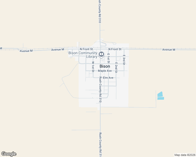 map of restaurants, bars, coffee shops, grocery stores, and more near in Bison