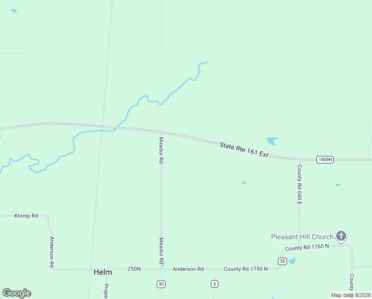 map of restaurants, bars, coffee shops, grocery stores, and more near 9576 State Route 161 Extension in Iuka