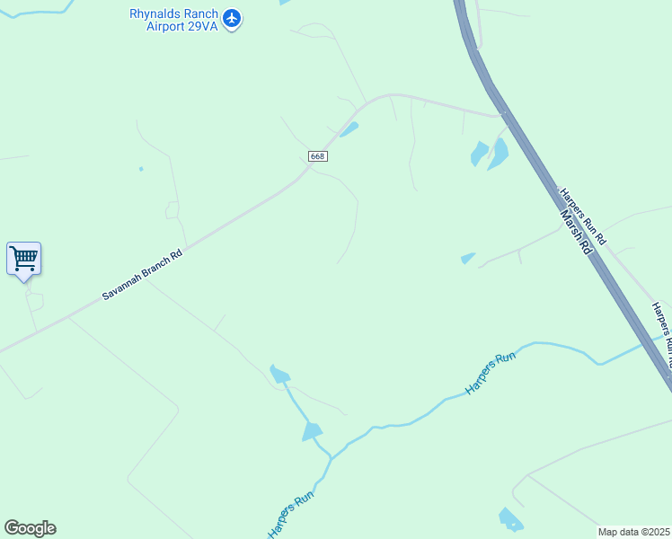 map of restaurants, bars, coffee shops, grocery stores, and more near 5407 Savannah Branch Road in Bealeton