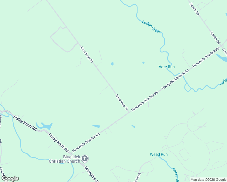 map of restaurants, bars, coffee shops, grocery stores, and more near 303 Broadway Street in Henryville