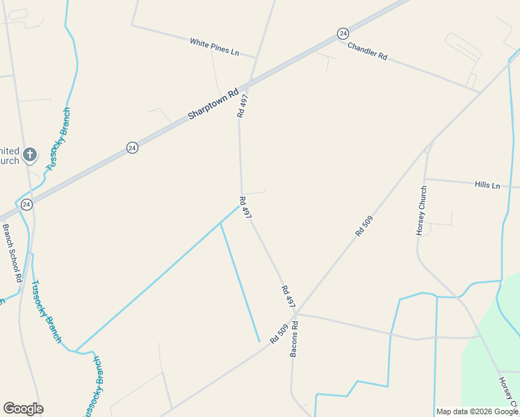 map of restaurants, bars, coffee shops, grocery stores, and more near 34055 Road 497 in Laurel