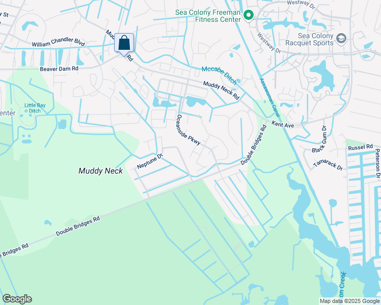 map of restaurants, bars, coffee shops, grocery stores, and more near 34020 Cypress Lane in Frankford