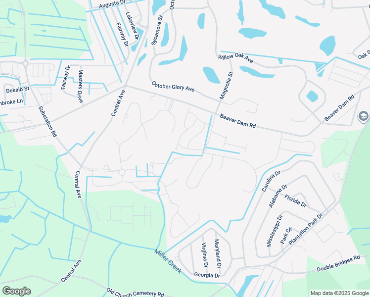map of restaurants, bars, coffee shops, grocery stores, and more near Merrick Way in Ocean View