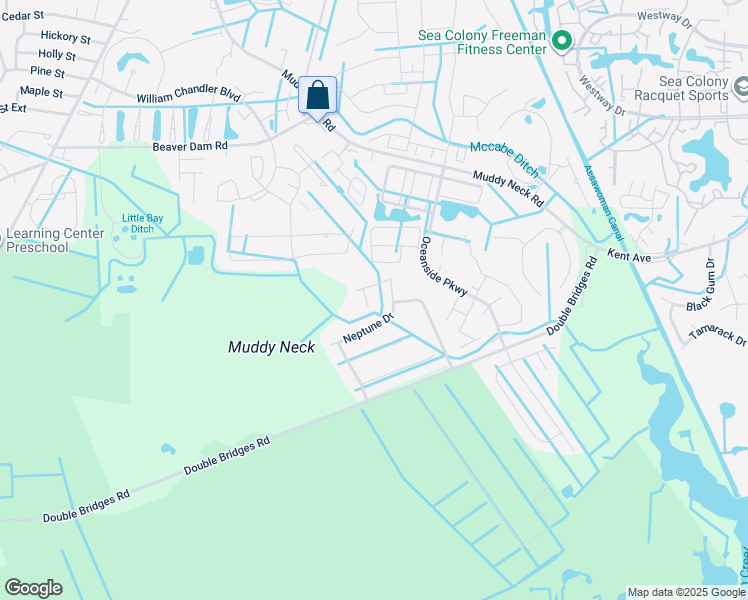 map of restaurants, bars, coffee shops, grocery stores, and more near 112 Setting Sun Way in Frankford