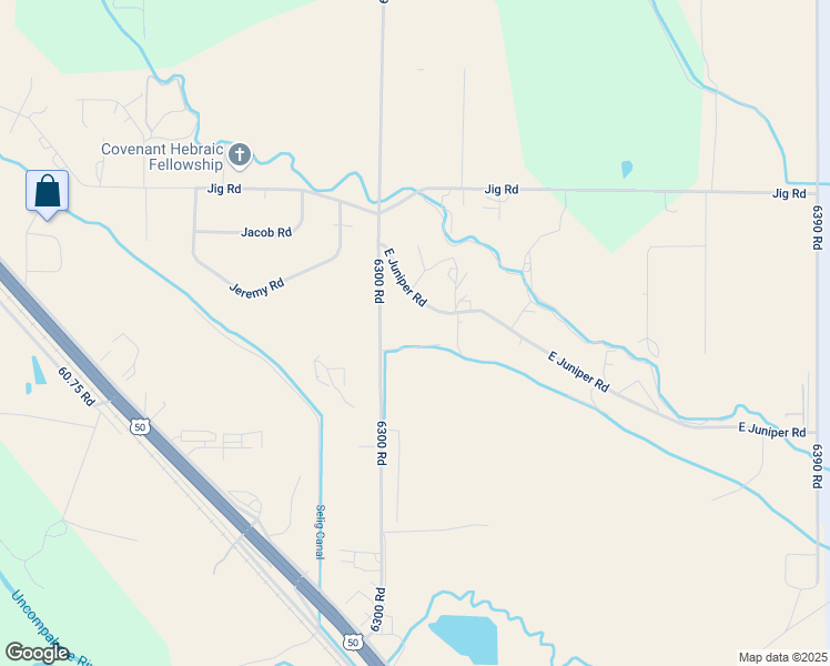map of restaurants, bars, coffee shops, grocery stores, and more near 11900 6300 Road in Montrose