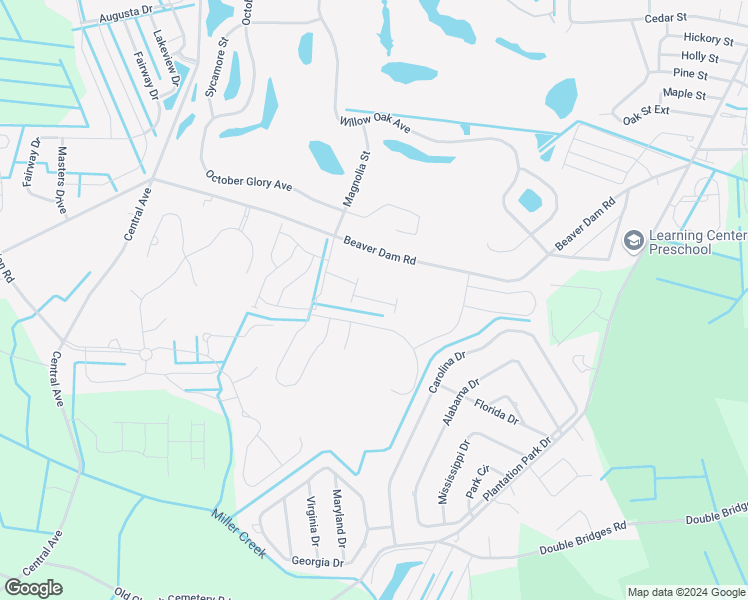 map of restaurants, bars, coffee shops, grocery stores, and more near Scranton Lane in Ocean View