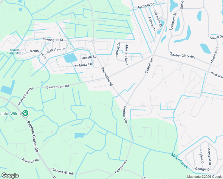 map of restaurants, bars, coffee shops, grocery stores, and more near 33340 Road 366 in Frankford