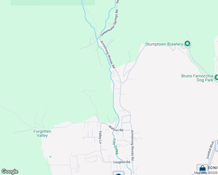 map of restaurants, bars, coffee shops, grocery stores, and more near 16420 Armstrong Woods Road in Guerneville