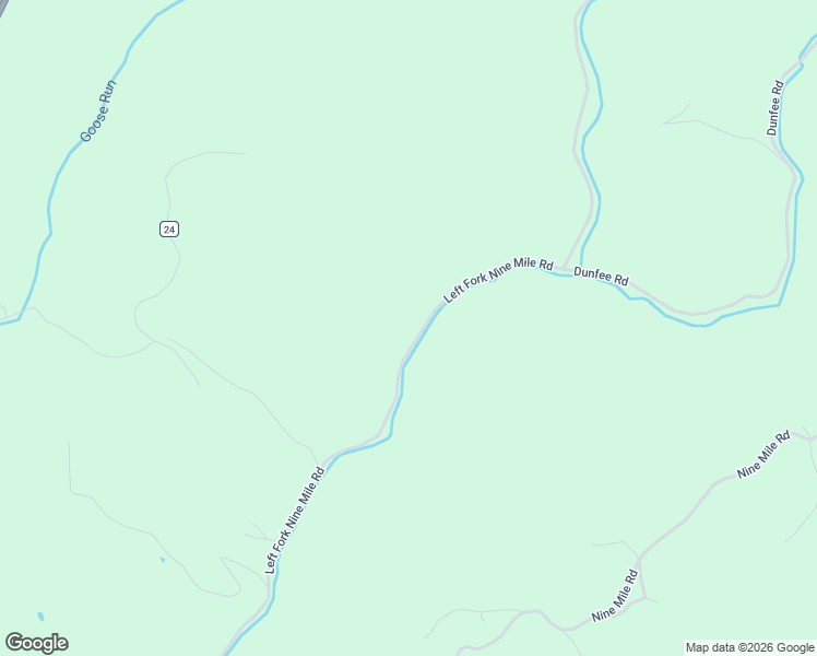 map of restaurants, bars, coffee shops, grocery stores, and more near 7690 Left Fork Nine Mile Road in Lesage