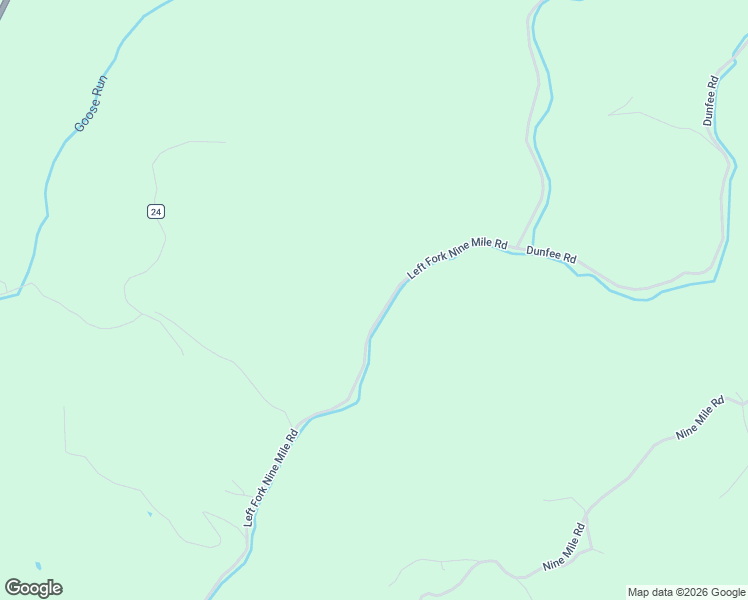 map of restaurants, bars, coffee shops, grocery stores, and more near 7690 Left Fork Nine Mile Road in Lesage