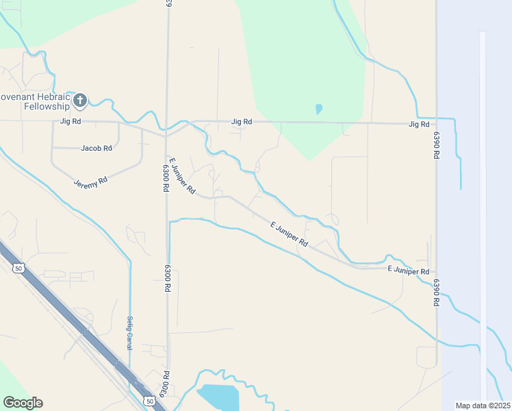 map of restaurants, bars, coffee shops, grocery stores, and more near 63347 East Juniper Road in Montrose