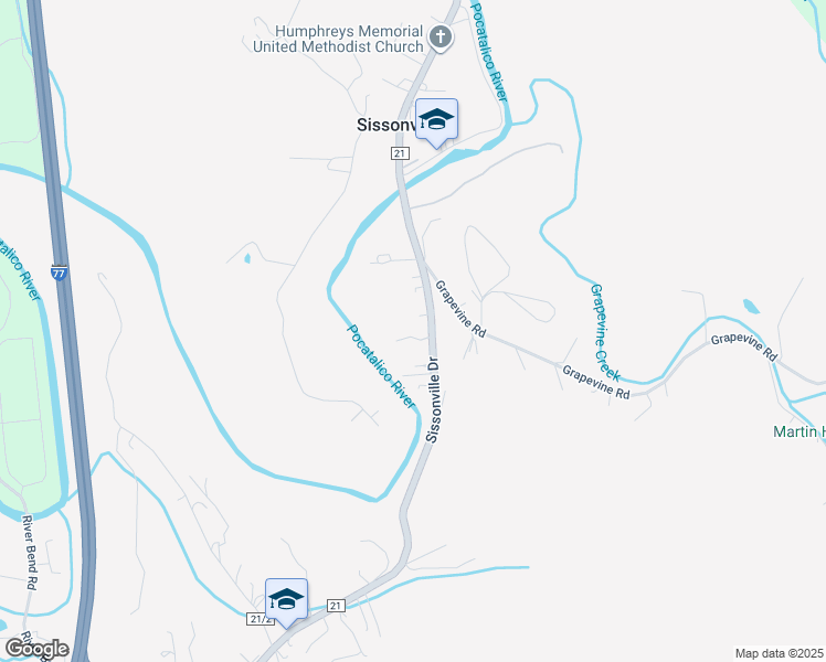 map of restaurants, bars, coffee shops, grocery stores, and more near 8087-8105 Sissonville Drive in Sissonville