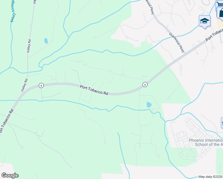 map of restaurants, bars, coffee shops, grocery stores, and more near 8802 Port Tobacco Road in La Plata