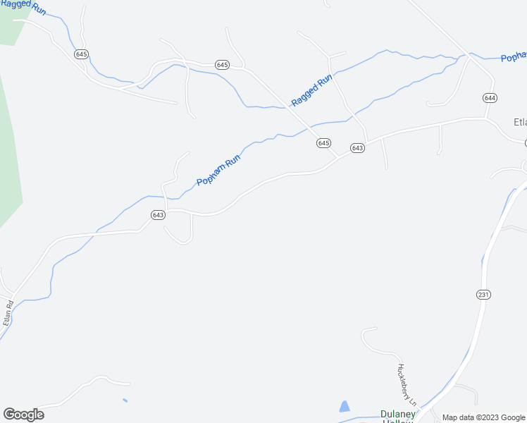 map of restaurants, bars, coffee shops, grocery stores, and more near 3224 Etlan Road in Etlan