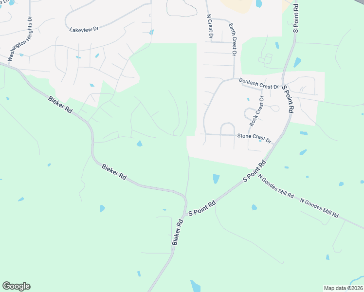 map of restaurants, bars, coffee shops, grocery stores, and more near Kleekamp Lane in Washington