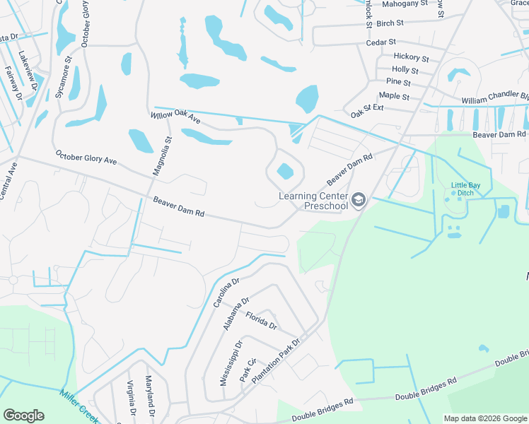 map of restaurants, bars, coffee shops, grocery stores, and more near 80 Tulip Poplar Turn in Ocean View