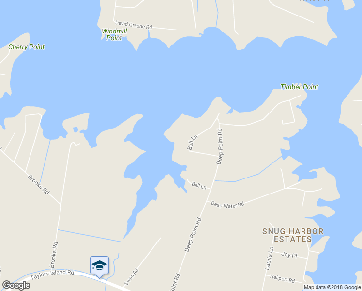 map of restaurants, bars, coffee shops, grocery stores, and more near 1324 Bell Lane in Woolford