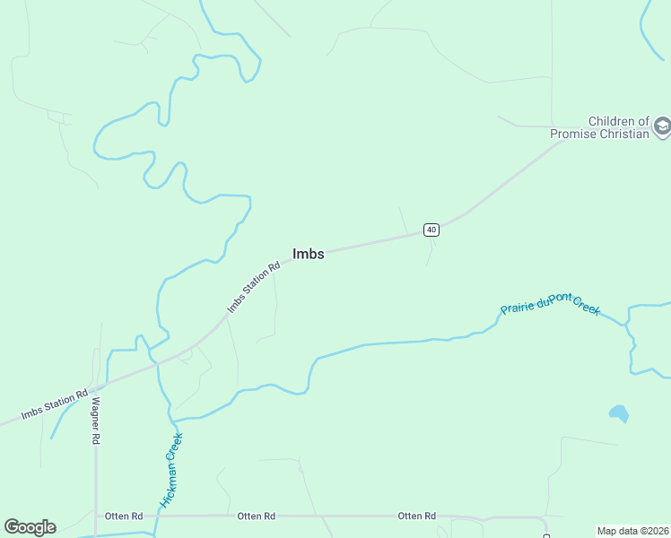 map of restaurants, bars, coffee shops, grocery stores, and more near 2606 Imbs Station Road in Millstadt
