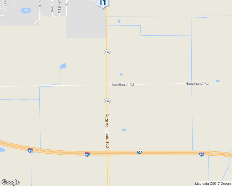 map of restaurants, bars, coffee shops, grocery stores, and more near 6910 Illinois 160 in New Baden