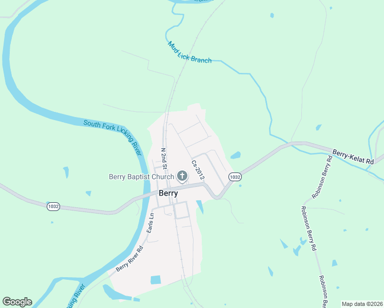 map of restaurants, bars, coffee shops, grocery stores, and more near 200 4th Street in Berry