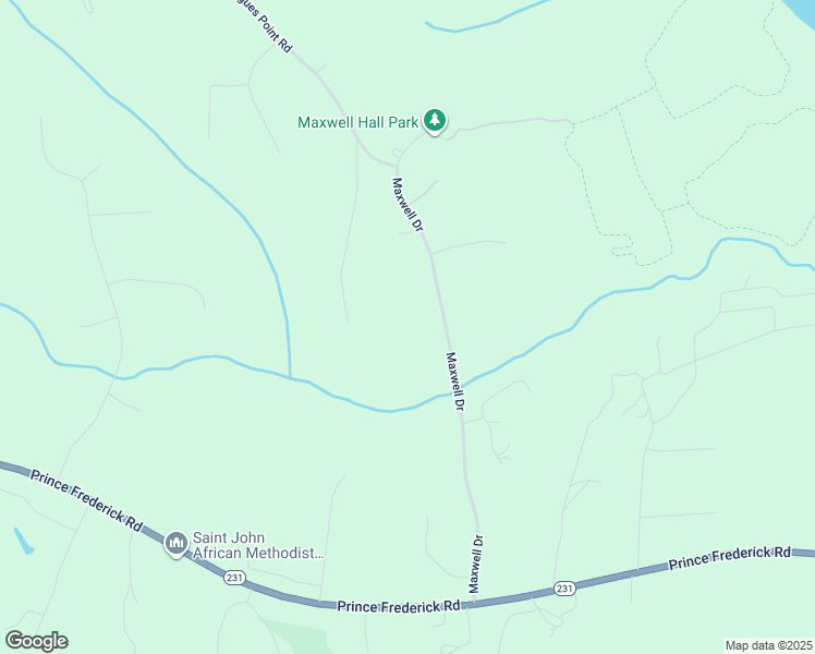 map of restaurants, bars, coffee shops, grocery stores, and more near 6855 Maxwell Drive in Hughesville