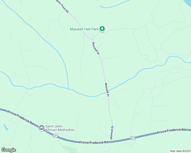 map of restaurants, bars, coffee shops, grocery stores, and more near 6855 Maxwell Drive in Hughesville