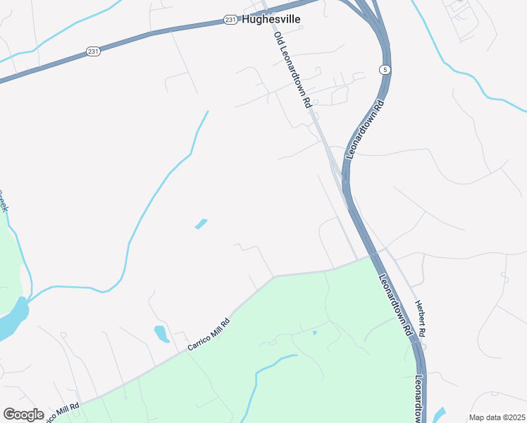 map of restaurants, bars, coffee shops, grocery stores, and more near 8645 Old Leonardtown Road in Hughesville