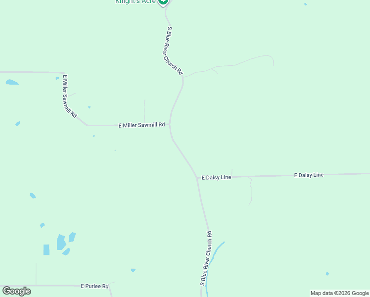map of restaurants, bars, coffee shops, grocery stores, and more near 5416 South Blue River Church Road in Salem