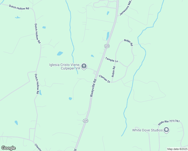 map of restaurants, bars, coffee shops, grocery stores, and more near 13084 Rixeyville Road in Culpeper