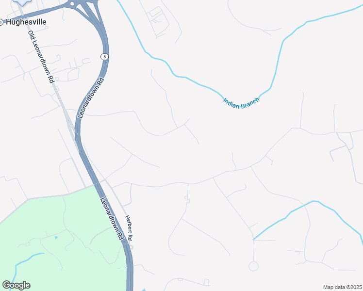 map of restaurants, bars, coffee shops, grocery stores, and more near 15555 Homeland Drive in Hughesville