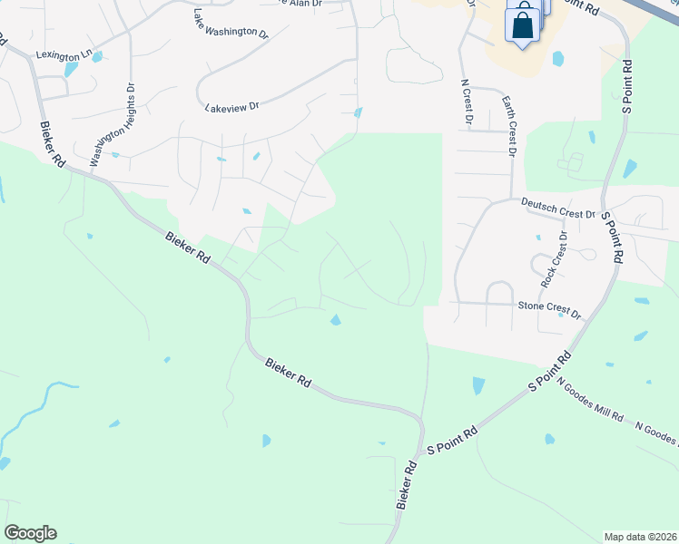 map of restaurants, bars, coffee shops, grocery stores, and more near 3325 Koch Cattle Drive in Washington