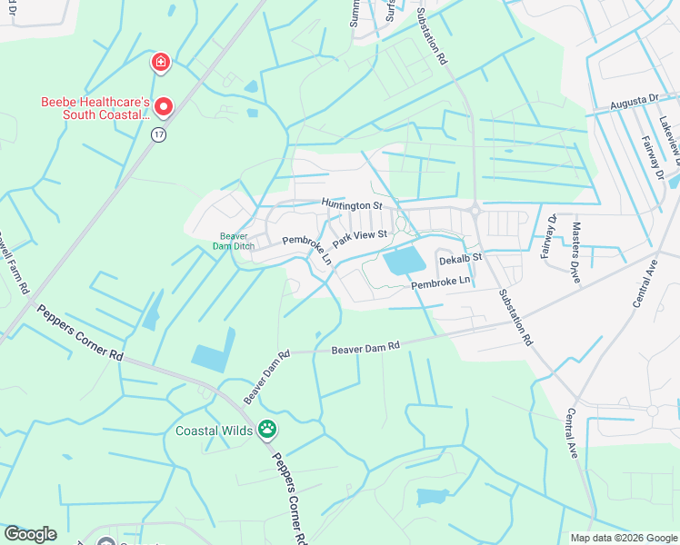 map of restaurants, bars, coffee shops, grocery stores, and more near 27425 Clearview Circle in Millville