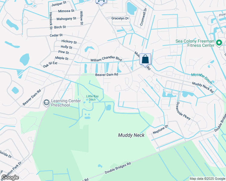 map of restaurants, bars, coffee shops, grocery stores, and more near 36 Beachwood Court in Frankford